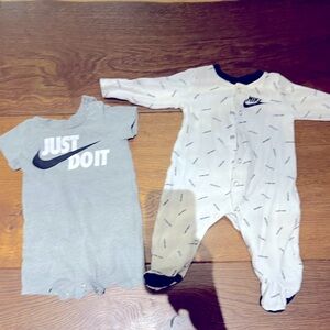 2 Nike Baby Onesies